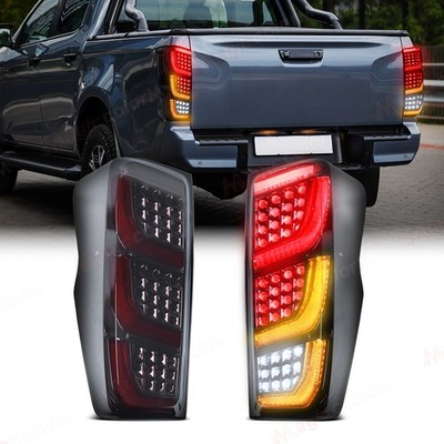 For Isuzu D-max Dmax Pickup 2020-2024 Upgrade New Smoke LED Tail Lamp Light Pair
