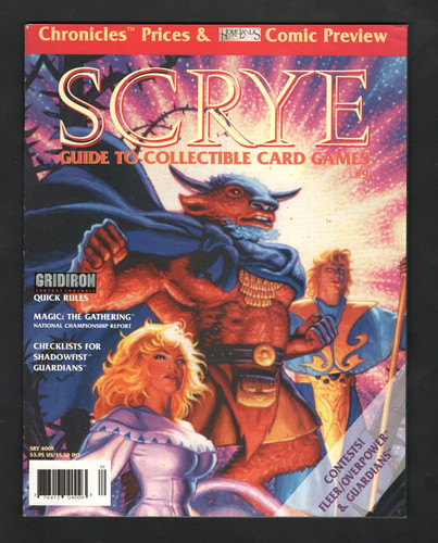 1995 Scrye - Guide to Collectible Card Games #9 Magazine  A1762