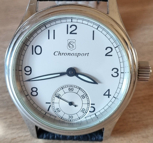 Chronosport-Helmut Sinn, Marineuhr CS-90.01,Unitas 6398,Inkl. Original Rechnung - Bild 1 von 10