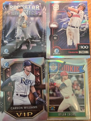 2025 Bowman inserts - VIP Rookie of the Year BTP Top 100 Greatness Loading