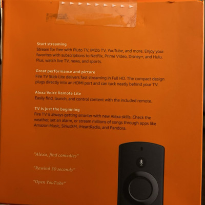 brand new amazon fire tv stick lite