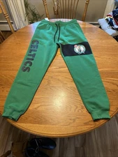Unk NBA Boston Celtics Soft Team Jogger Sweatpants Pants Size Large