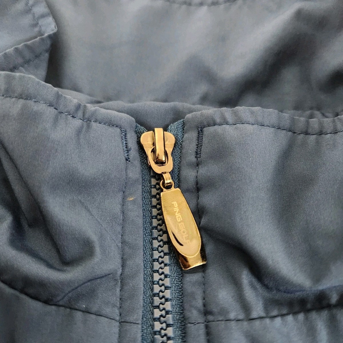 Ping Collection Jacket Adult Large Blue Golf Rain Windbreaker Full