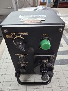 HF-1 CW PHONE Control panel Ham Radio - Avionics 