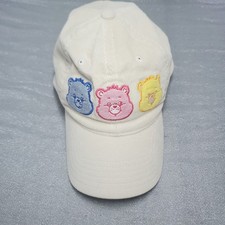 Care Bears Cream Corduroy Baseball Cap Embroidered Grumpy Cheer Funshine Hat