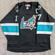 John McCarthy Game Worn And Signed San Jose Barracuda Jersey -  56
