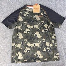 Simms Challenger Solar Shirt Mens Medium UPF 30+ Regiment Camo Olive Drab New