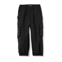 Amazon Essentials Unisex Kinder Cargo-Fallschirmhose, Schwarz, 4 Jahre