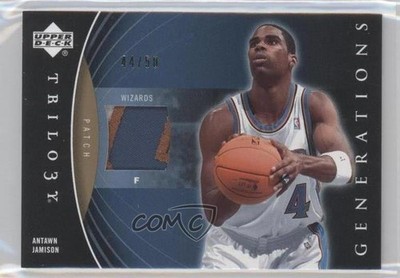 2006-07 Trilogy Generations Present Materials 44/50 Antawn Jamison Patch 0a6
