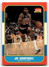 1986-87 Fleer #49 Jay Humphries