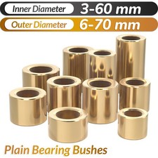 Metric Oilite Plain Bronze Sintered Bearing Bushes Series - High Quality
