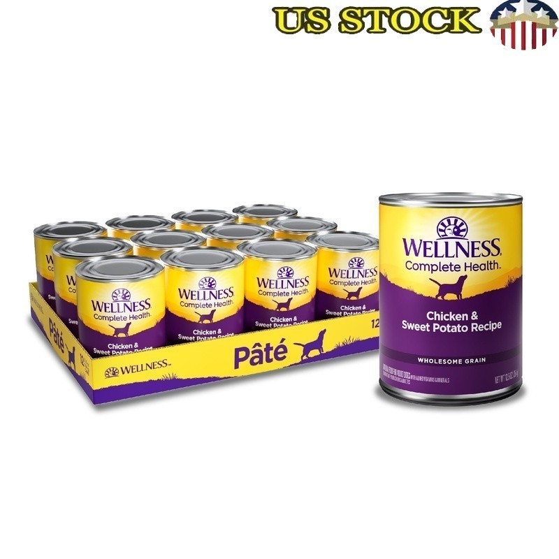 Chicken Sweet Potato Pate High Protein 12.5oz Can Pack New