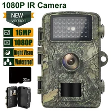 Wildlife Hunting Trail Camera Full HD 16MP 1080P Night Vision Motion Cam