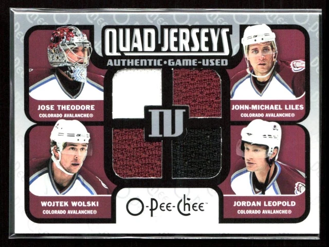 Jose Theodore/Jordan Leopold/John-Michael Liles/Wojtek Wolski 2007-08 O-Pee-Chee