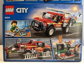 New LEGO City Lot 60150 & 60231 Pizza Van & Fire Vehicle, Retired, Sealed In Box