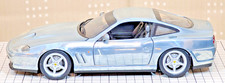 Hot Wheels Ferrari 550 Maranello 1/18 Diecast Chrome Silver Millennium Edition