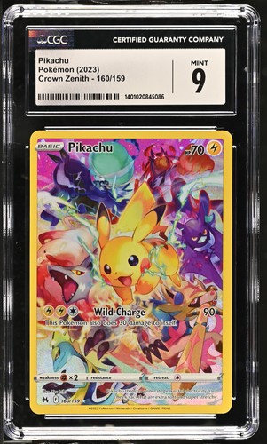 Pikachu graded CGC 9 for sale on eBay