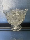 Compote Trifle Pedestal Bowl Vtg Regency Anchor Hocking Wexford Footed Glass
