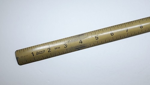 Vtg LUFKIN 3 ft ️SR36 ️ SNAP METAL RULER { 