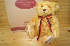 Steiff Bear 655302 Andreas 01578/1997 w/ Growler 1897-1997