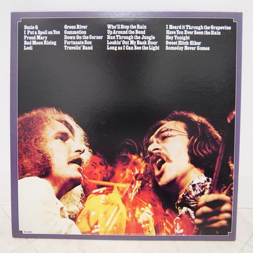 CREEDENCE CLEARWATER REVIVAL / CHRONICLE JAPAN ISSUE DOUBLE LP W/OBI, INSERT - Picture 2 of 11