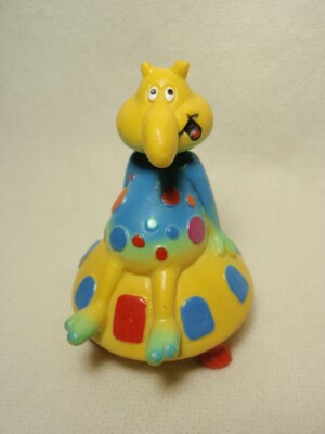 1995 Gogol Bullyland Alien on UFO Figure Germany *As-Is*