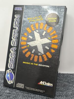 Revolution X Sega Saturn deutsche Version Sealed NEU! OVP rar