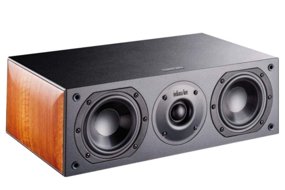 INDIANA LINE NOTA 740 XL NOCE DIFFUSORE CENTRALE basso hifi surround NUOVO