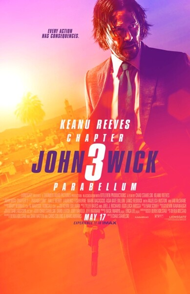 JOHN WICK CHAPTER PARABELLUM 11x17 Movie Poster Licensed