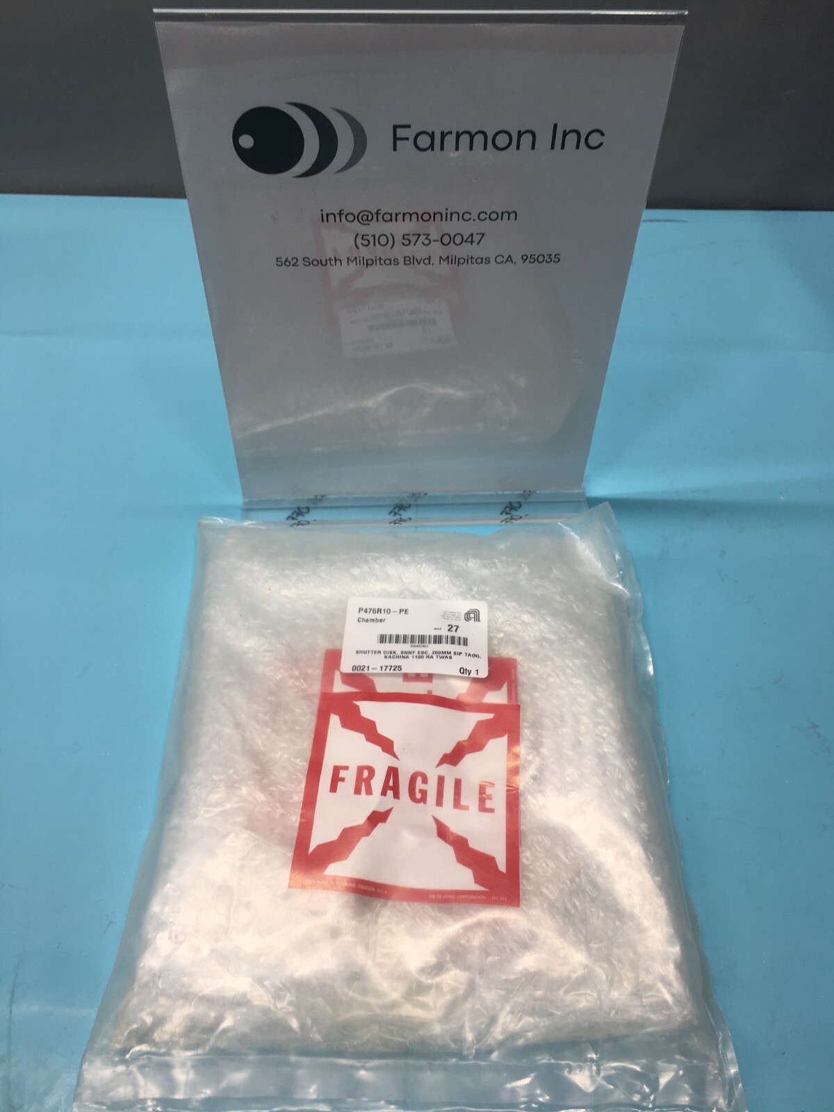 AMAT Applied Materials 0021-17725 Shutter Disk 200mm Ta-besc Tosoh for ...