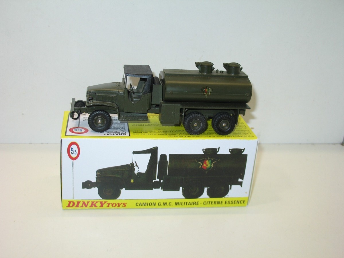 Dinky Toys GMC Tanker Unused Seat, 1 Movable Lid, Military