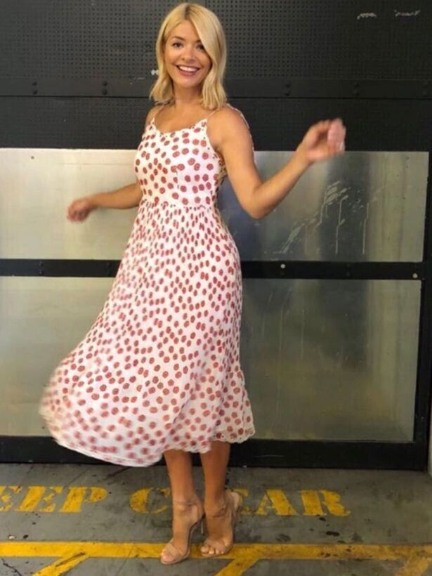 Whistles Salome Lenno Dress Poppy UK 14 White Red Midi Pleated RRP 189 No Belt