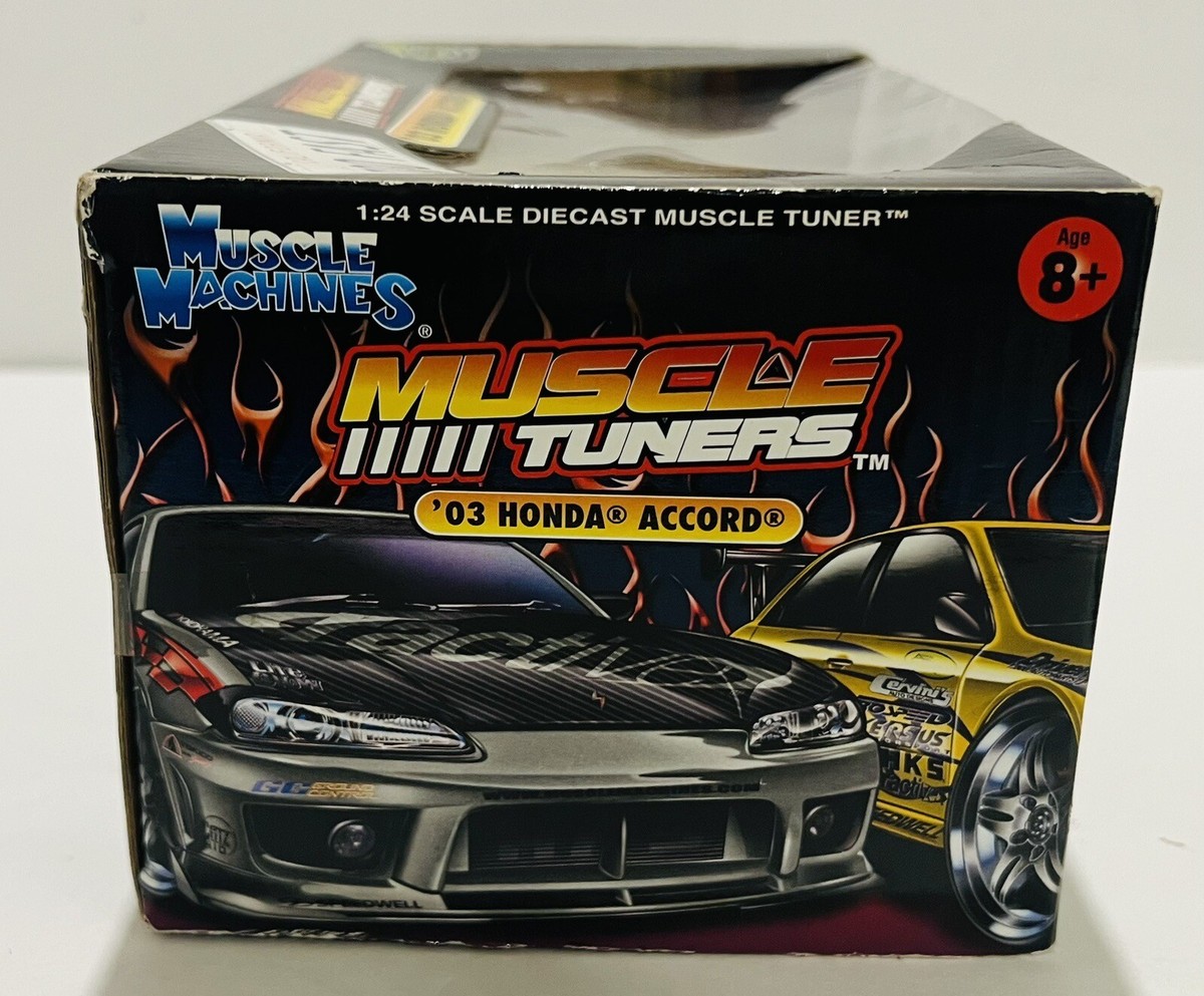 希少 1:24 '03 HONDA ACCORD マッスルマシーン 03 Honda Accord 1:24 RARE RARE FIND LOOSE NEW Muscle