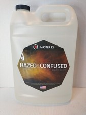 Master FX Hazed and Confused Pro Water-Based Haze Machine Juice Fluid 1 Gallon