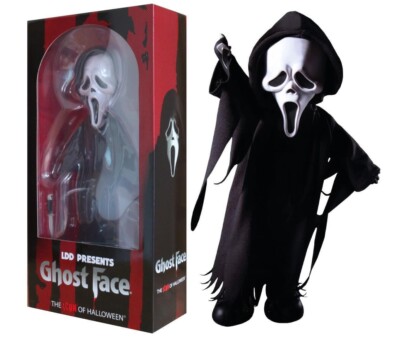 MEZCO LIVING DEAD DOLL SCREAM GHOST FACE 10'' (25 CM) FIGUR BRANDNEU VERSIEGELT