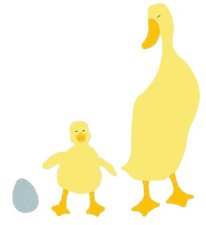 Sizzix Bigz Duck  Duckling die 663306 Retail 19.99 Cuts Fabric 