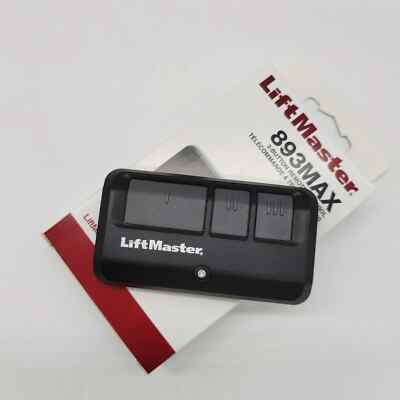 LiftMaster 893Max Security+ 2.0 3-Button Door Operator Remote Control with Visor