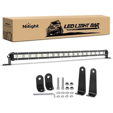 Nilight Single Row LED Light Bar Spot Flood Combo 20 Inch 54W Fog Light