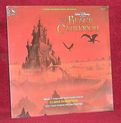 OST LP SEALED WALT DISNEY THE BLACK CAULDRON ELMER BERNSTEIN 1985 VERESE NOT C/O
