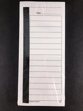 25 count 15 Line TEAR OFF Football Cards RAFFLE Rip Tickets Gambling Strip Card