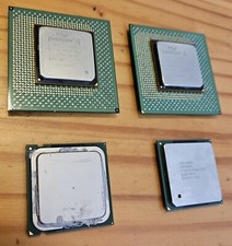 Lot of 4 Intel Pentium 4 CPU Processors See Pics For Details As Is Untested BX.1