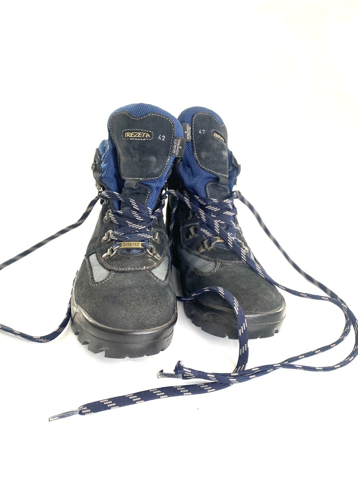 Trezeta Skywalk Hiking Blue & Black Mens Gore-tex Boots UK 8 Camping Outdoors
