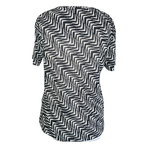 Top donna Marks & Spencer fantasia beige e nero taglia UK 12 - Foto 3 di 5