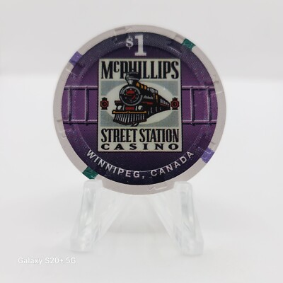 McPhillips Street Station Casino Winnipeg Manitoba Canada $1 Casino Chip