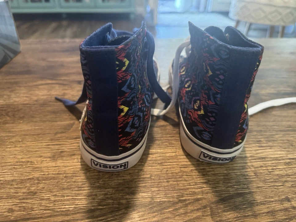 Vision Street Wear zapatos de skate de lona de caña alta tribal NUEVOS 8,5 para mujer SK8 altos Foto 3 de 4