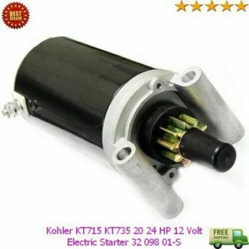 Kohler 32-098-01s 32-098-03 K0h3209801s 20-27HP 5801 Electric Starter Motor Kit