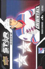 2022-23 UD Credentials Braden Schneider #2SR-1 2nd Star of the Night Rookie RC