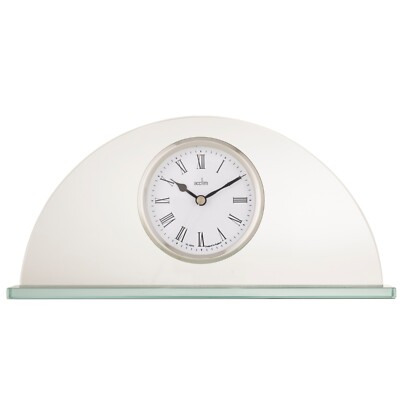 Acctim Milton Kaminuhr Quarzglas energieeffizientes Uhrwerk Chrom