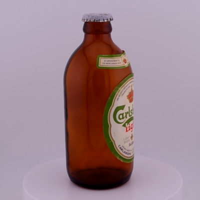 Carlsberg Light, Carling O'Keefe Canada, Empty 341mL Stubby Beer