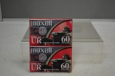 2 Pk Maxell audio cassettes NEW UNOPENED